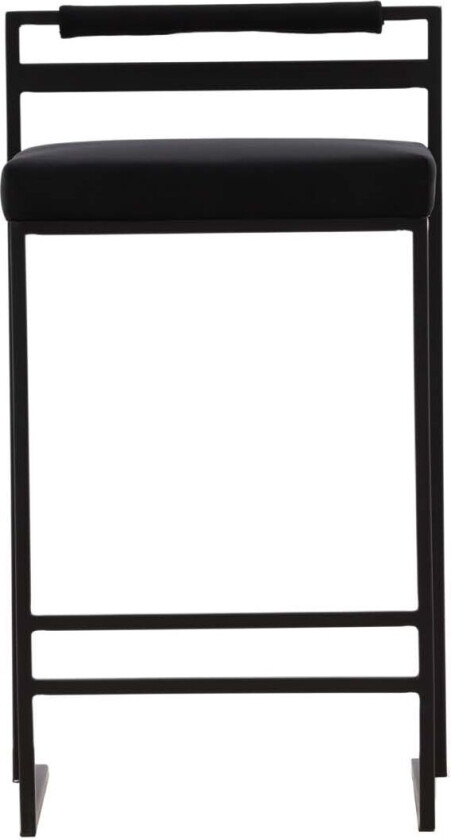 Opelika barstol velour svart.