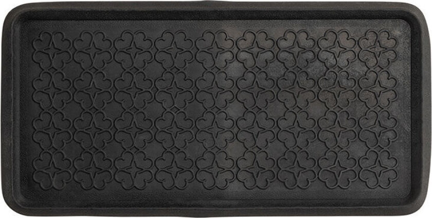 Gunnar dørmatte 75x45cm svart.