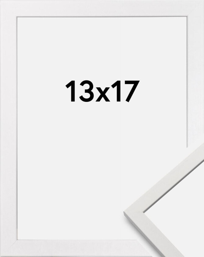 Ramme Edsbyn Akrylglass Hvit 13x17 Cm