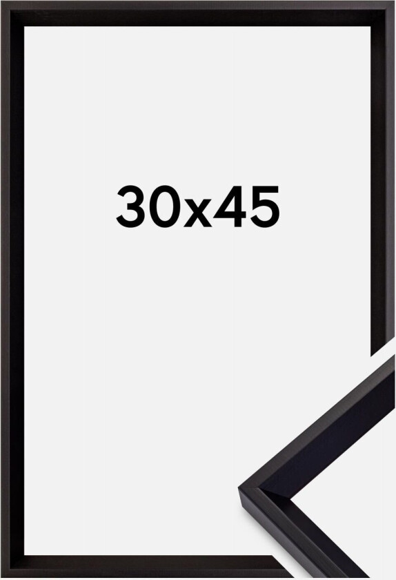 Ramme Globe Akrylglass Svart 30x45 Cm