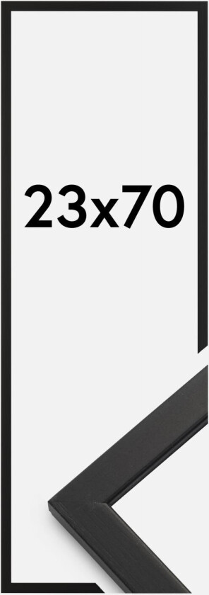 Ramme Edsbyn Akrylglass Svart 23x70 Cm