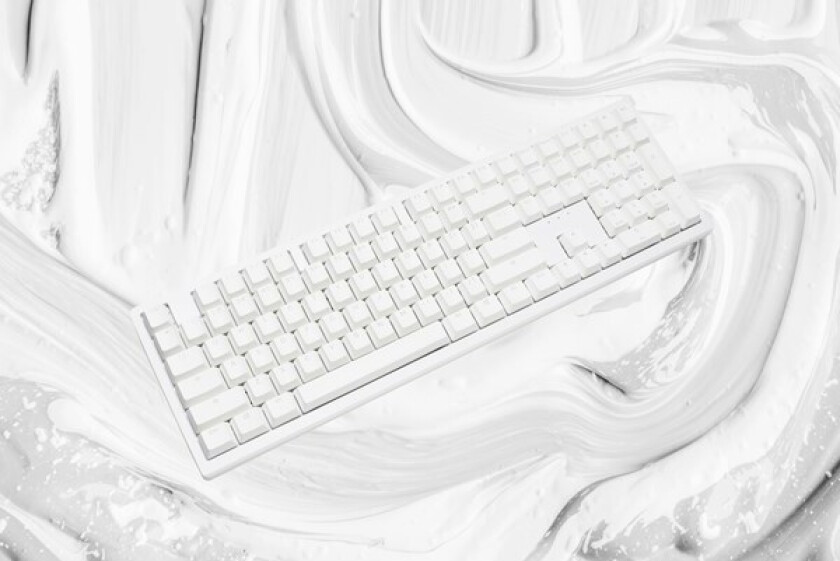 Zero 6108 - Wireless - Gamingtastatur - Nordisk - Hvit