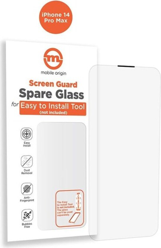 Orange Screen Guard Spare Glass iPhone 14 Pro Max
