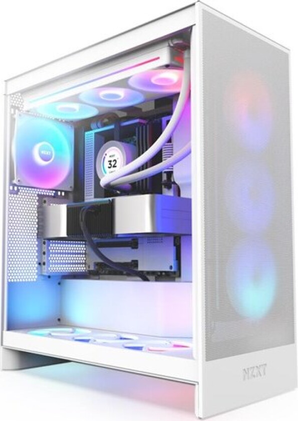 H7 Flow RGB - Kabinett - Miditower - Hvit