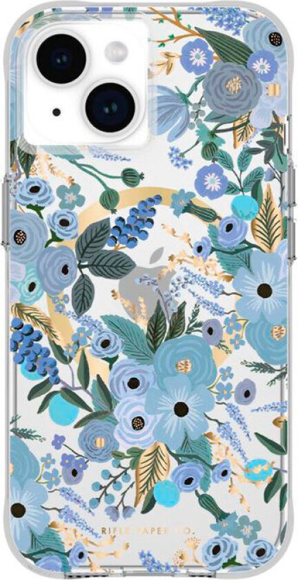 Rifle Party Co. Garden Party Blue case MagSafe - iPhone 15