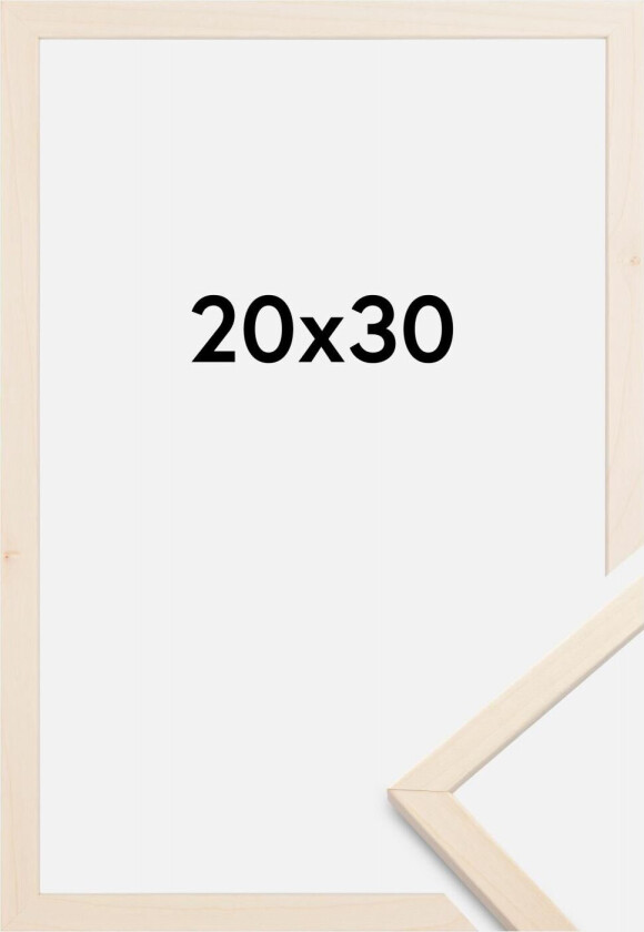 Ramme Edsbyn Akrylglass Lønn 20x30 Cm
