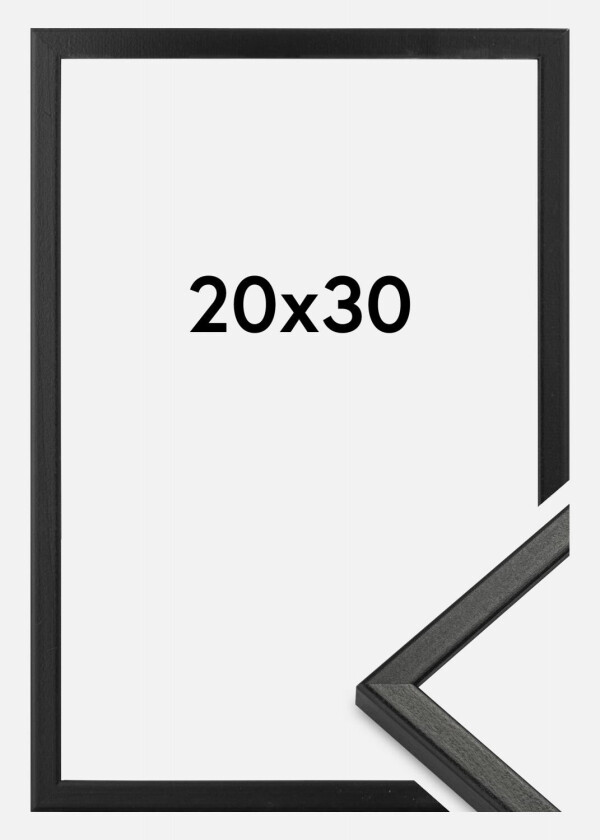 Ramme Kaspar Akrylglass Svart 20x30 Cm