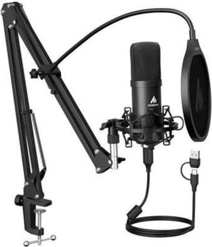 Microphone with stand A04E (black)