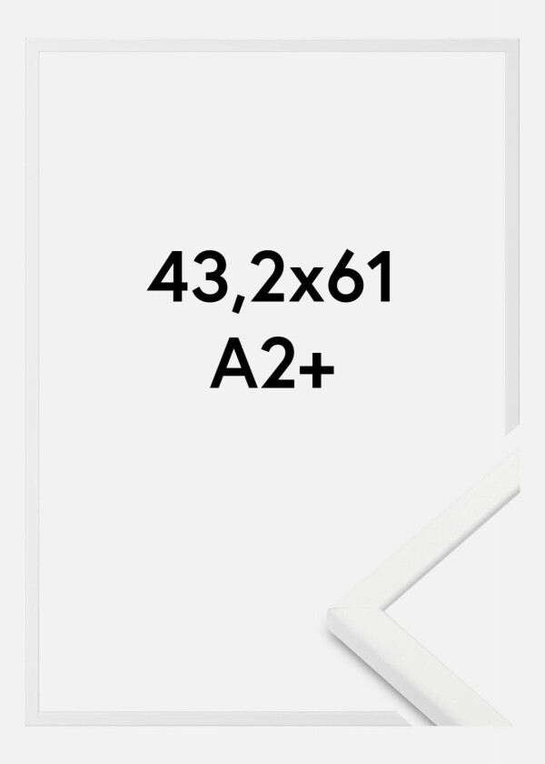 Ramme Kaspar Akrylglass Hvit 43,2x61 Cm (A2+)