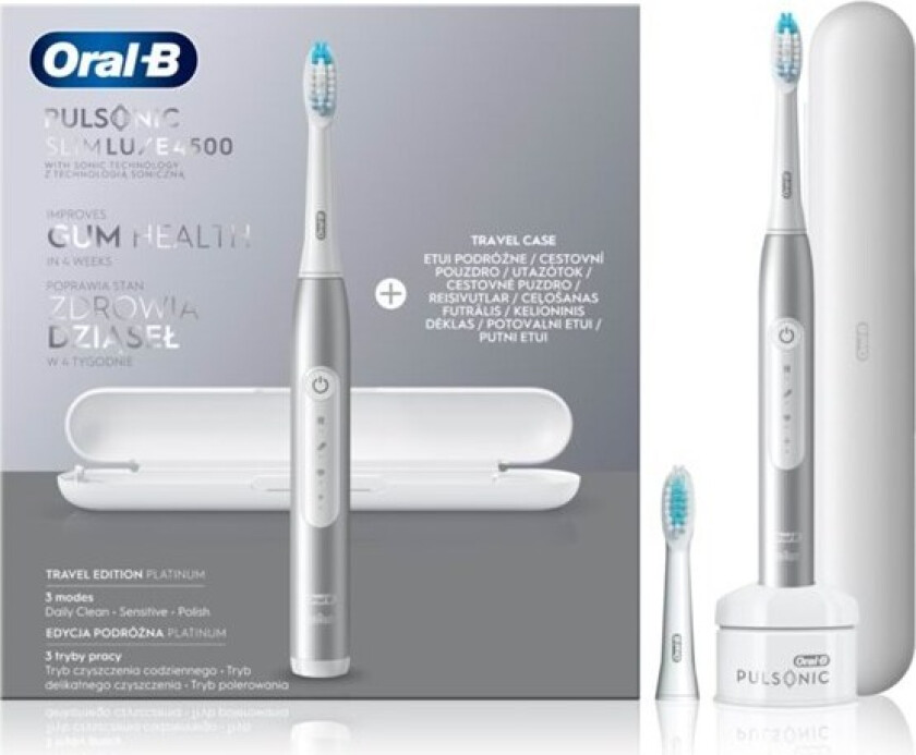 Elektrisk tannbørste Pulsonic Slim Luxe 4500 Platinum