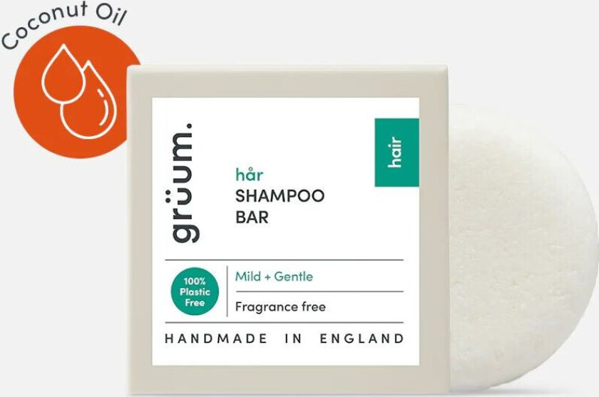 Gruum Grüum Hår Zero Plastic Shampoo Bar - Mild & Gentle