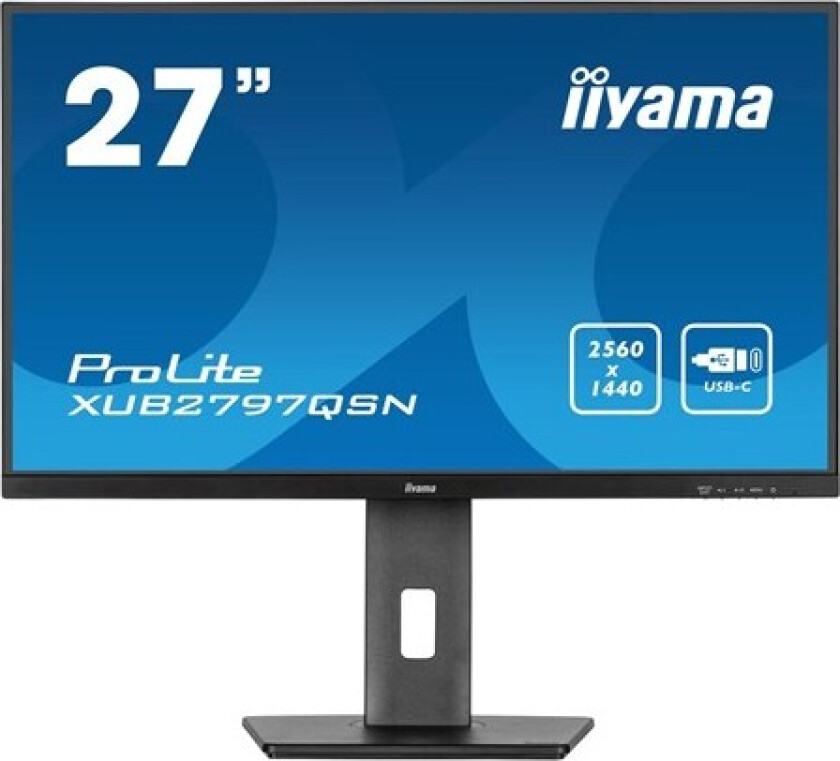 27" iiyama ProLite XUB2797QSN-B1 - LED monitor - 27" - 1 ms - Skjerm