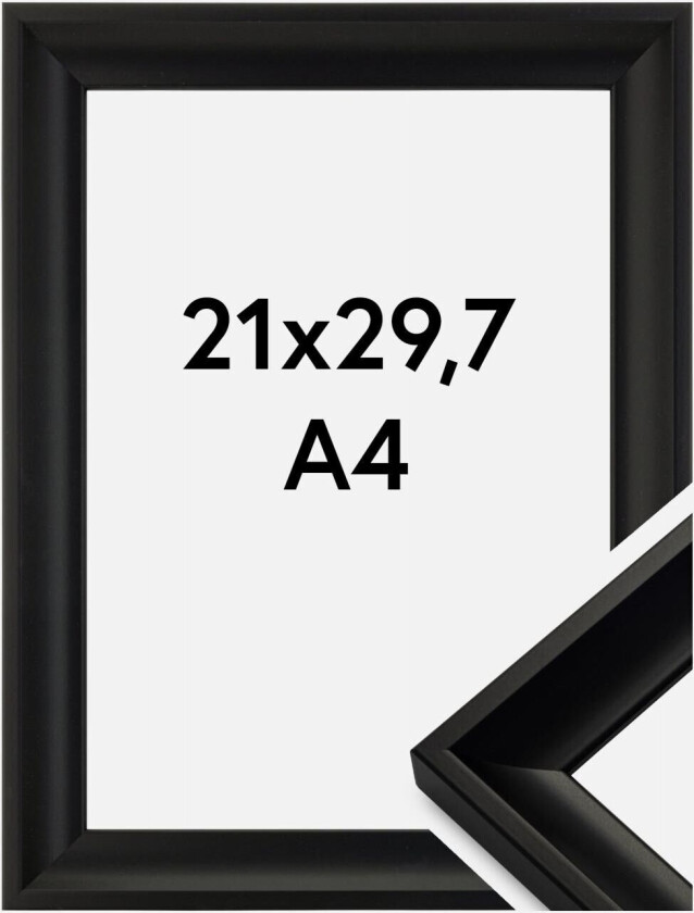 Ramme Öjaren Akrylglass Svart 21x29,7 Cm (A4)