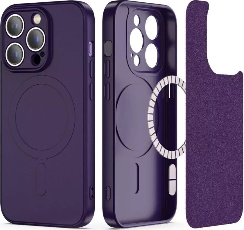 Tech-Protect iPhone 14 Pro Tech-Protect Icon Silikon Deksel - MagSafe Kompatibel - Deep Purple