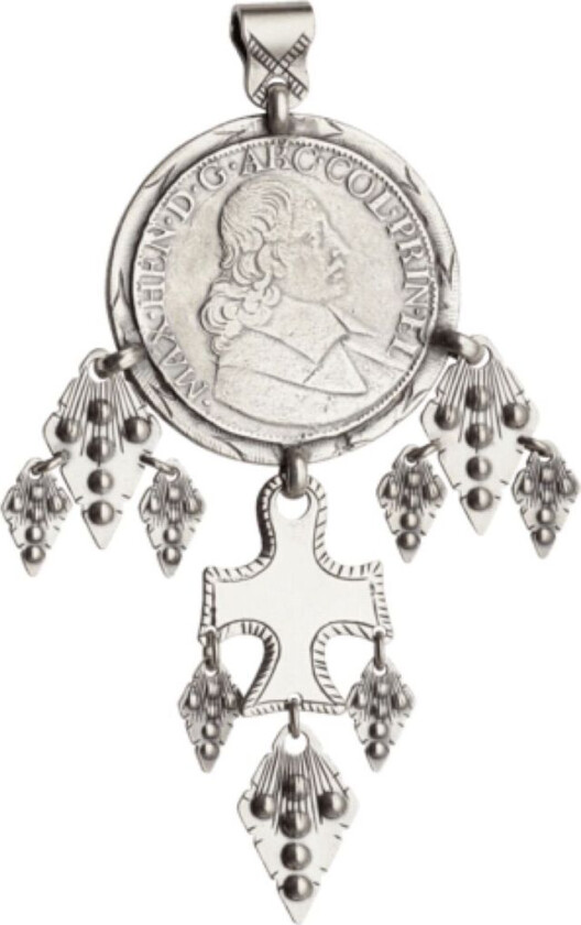 Anheng Romsdal med Bringemynt i 830 oksidert sølv