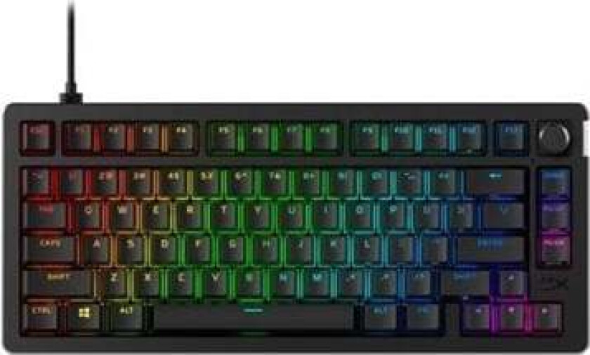 Alloy Rise 75% - Gamingtastatur - Uten numpad - Amerikansk Engelsk - Svart