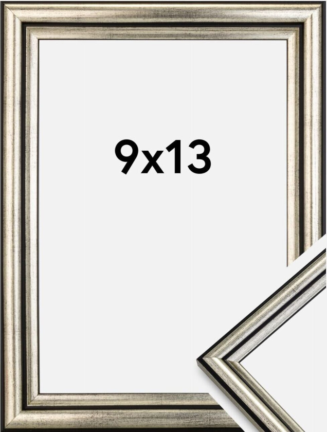 Ramme Horndal Akrylglass Sølv 9x13 Cm