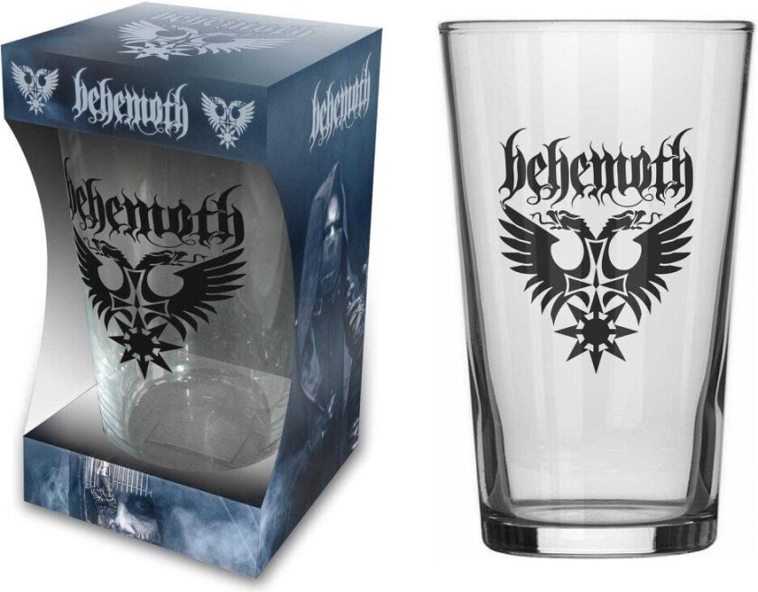 BEHEMOTH BEER GLASS - EAGLE (BOXED)