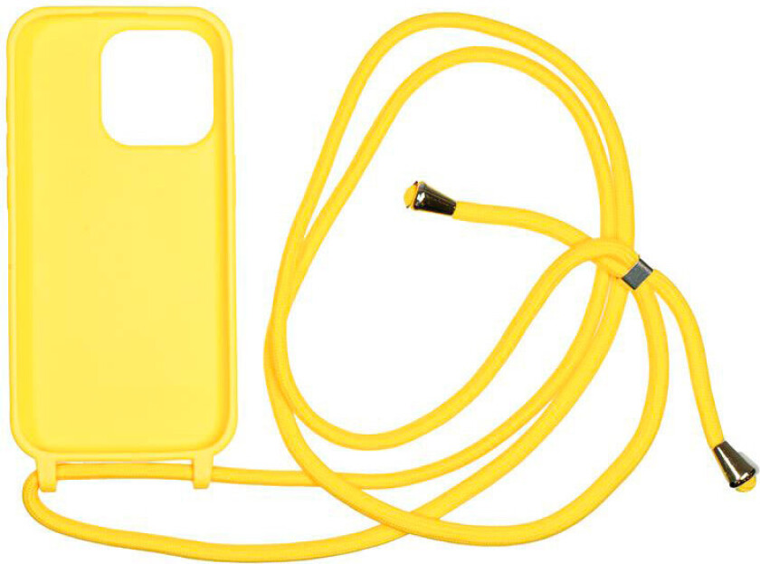 Lanyard Case yellow - iPhone 15 Pro