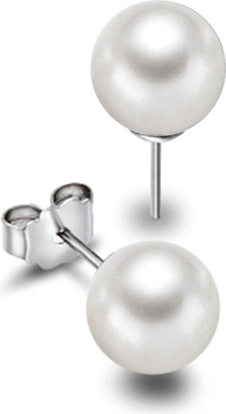 , Øredobber i sølv med 925 perle