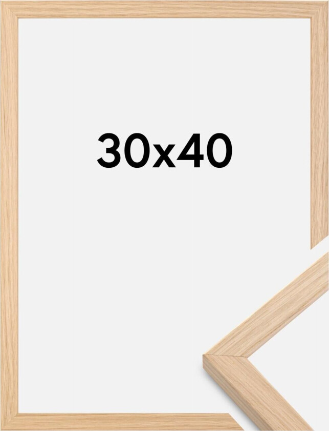 Ramme Grimsåker Akrylglass Eik 30x40 Cm