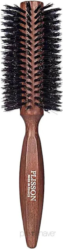 Plisson Hair Brush, Round- Wild Boar