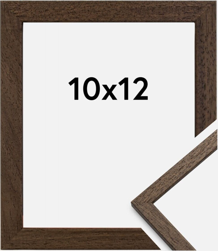 Ramme Edsbyn Akrylglass Valnøtt 10x12 Cm