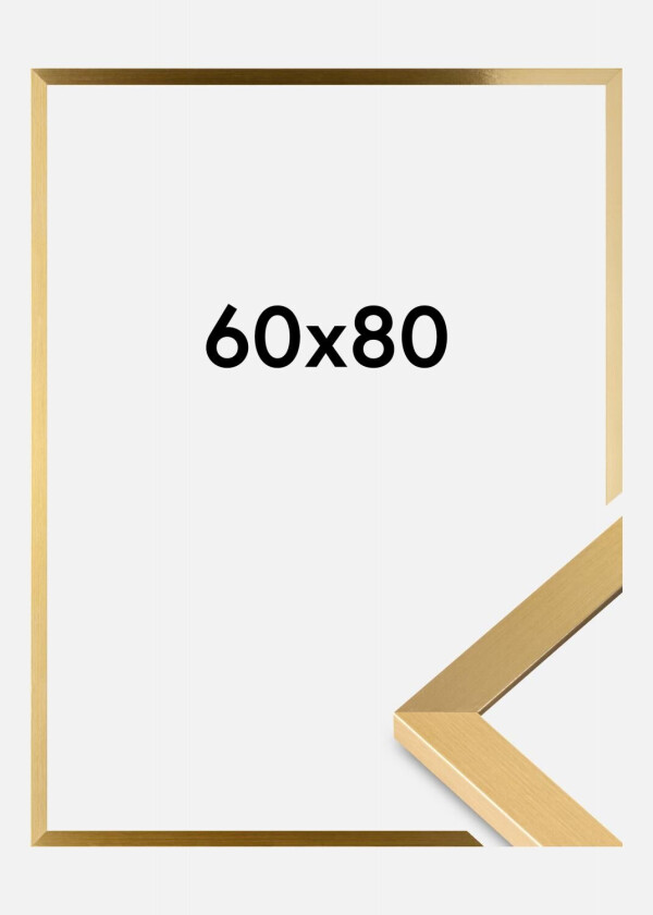 Ramme Selection Akrylglass Gull 60x80 Cm