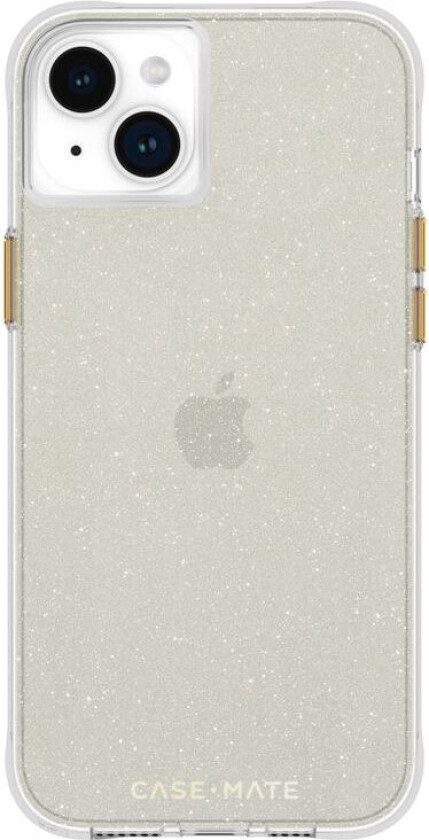 Case Mate Sheer Crystal case, champagne gold - iPhone 15 Plus