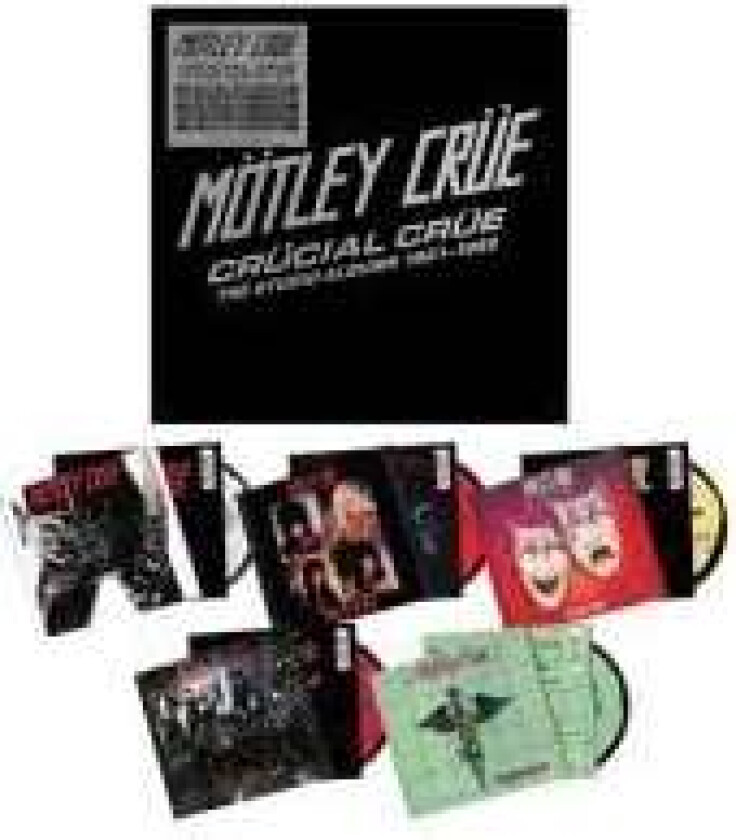 Mötley Crüe - Crücial Crüe - The Studio Albums 1981-1989 - 5CD (Box Set)