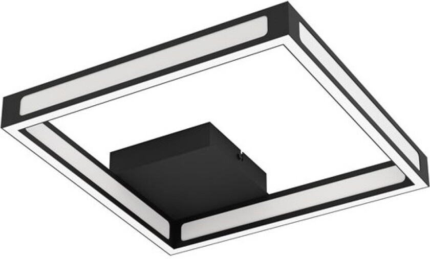 Altaflor, 4 ampuller, LED, 3000 K, 1520 lm, IP20, Sort