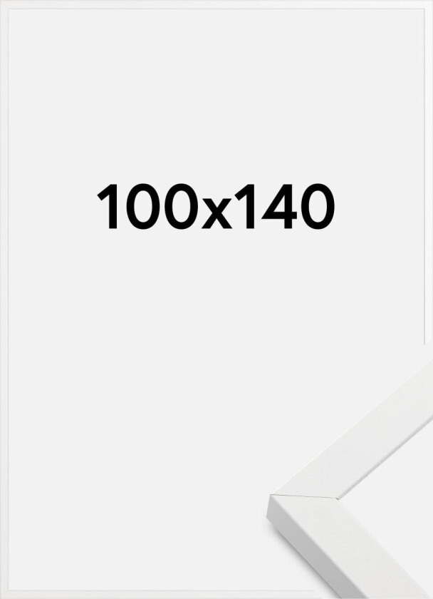 Ramme Amanda Box Akrylglass Hvit 100x140 Cm