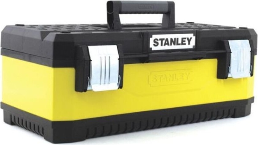 Stanley 1-95-614, Verktøy boks, Metall, Plastikk, Svart, Gult, 22,5 l, 28 kg, Hengsel