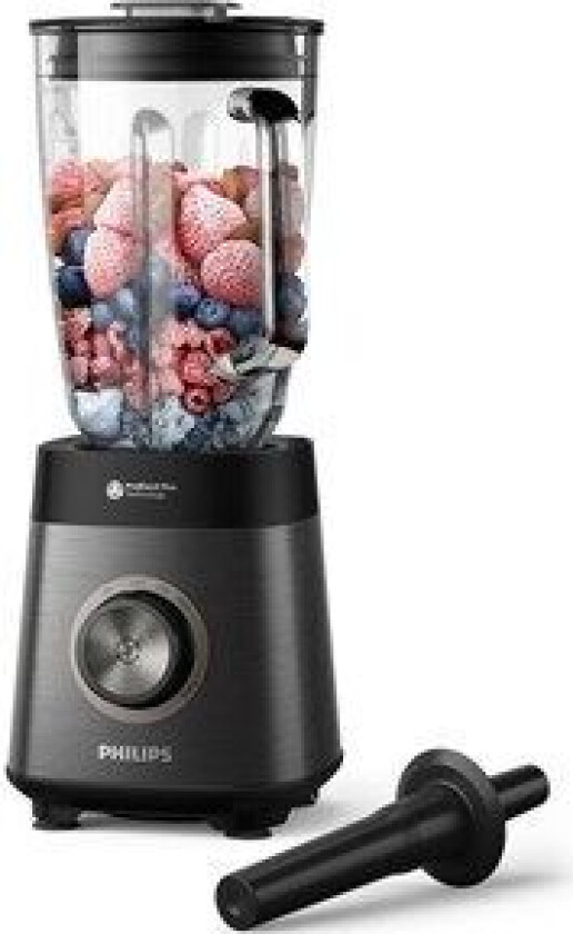 5000 series Blender HR3040/00, Bänkmixer, 2 l, Pulsfunktion, Iskrossning, 1200 W, Svart