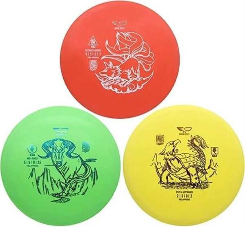 Disc Golf Sæt 3-pak