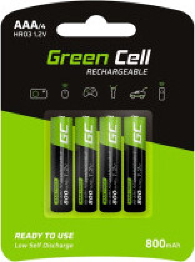 Rechargeable battery - 4 x AAA - NiMH