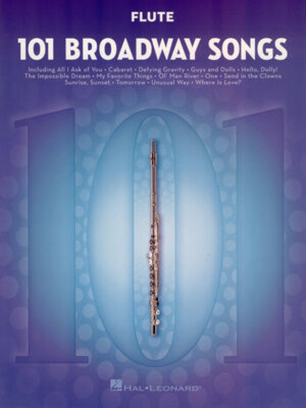 101 Broadway Songs Flute