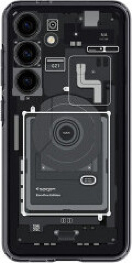 Ultra Hybrid case for Samsung Galaxy S24 - dark grey (Zero One design)