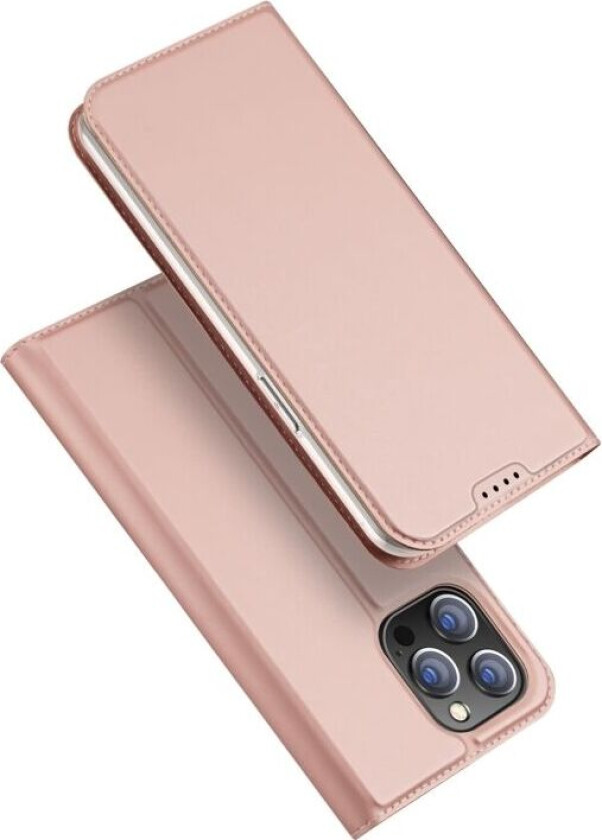 Bilde av Mobildeksel med kortspor Dux Ducis iPhone 15 Pro Max Wallet Skin Pro, rosa