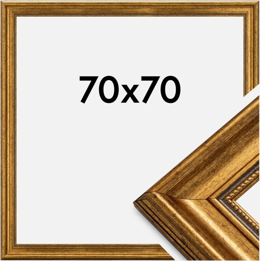 Ramme Rokoko Gull 70x70 Cm