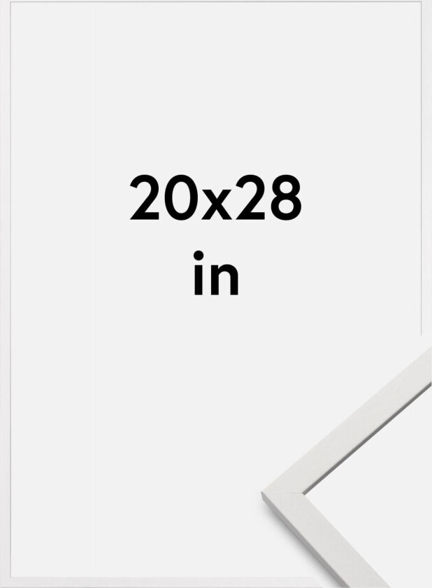 Ramme Edsbyn Akrylglass Hvit 20x28 Inches (50,8x71,12 Cm)