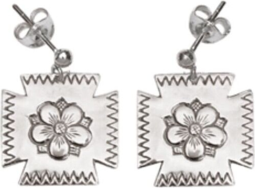 Ørepynt Olavsrosen i 830 oksidert sølv