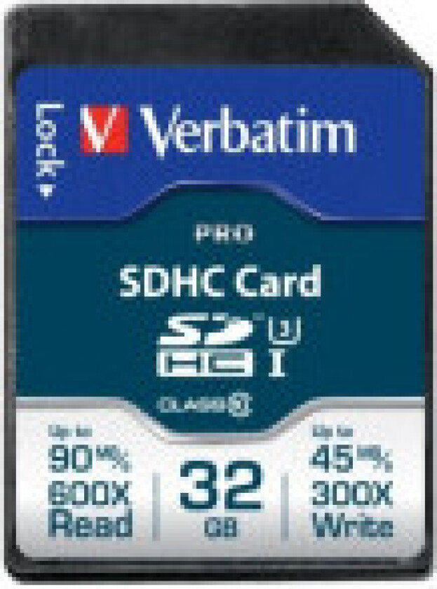 PRO - Flashminneskort - 32 GB - UHS Class 3 / Class10 - 300x/600x - SDHC UHS-I
