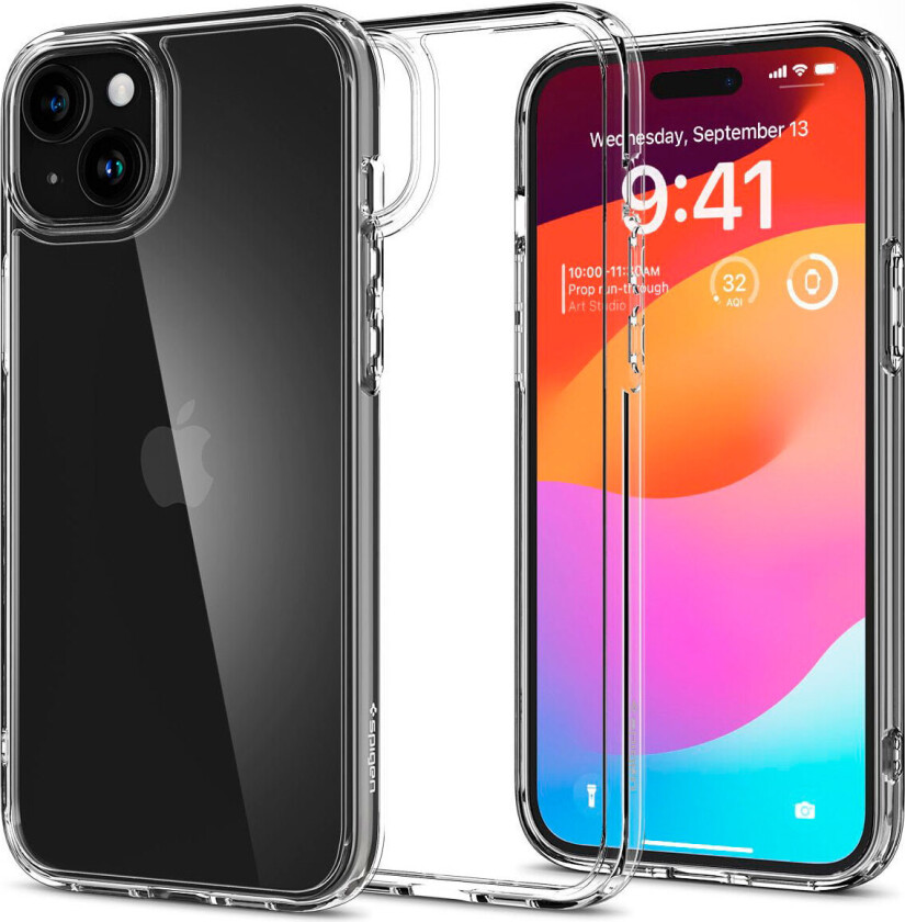 Spigen Crystal Hybrid, crystal clear - iPhone 15