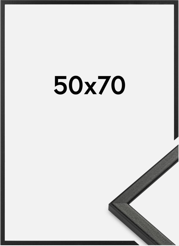 Ramme Kaspar Akrylglass Svart 50x70 Cm