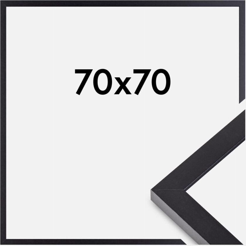 Ramme Selection Akrylglass Svart 70x70 Cm