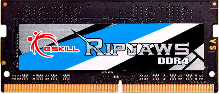 G.Skill Ripjaws - DDR4 - modul - 16 GB - SO DIMM 260-pin - 3200 MHz / PC4-25600 - CL22 - 1.2 V - ikke-bufret - ikke-ECC