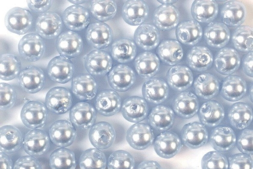 Bilde av Voksperler 5mm 500g l.blå