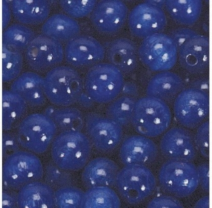 Bilde av Træperler 10mm 1000 stk m.blå