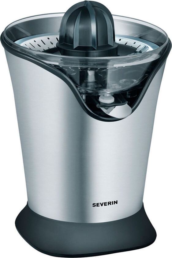 Severin CP 3544 - Sitruspresse - 400 ml - 160 W - børstet rustfritt stål / svart